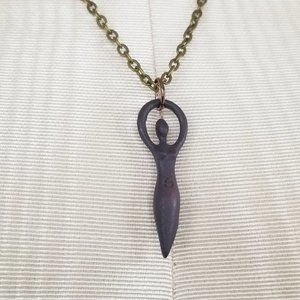 Handmade Goddess Offering Pendant Necklace